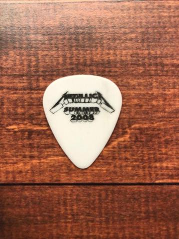 Metallica pukkelpop 2008 summer festival Plectrum mediator, Enlèvement ou Envoi, Comme neuf