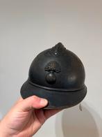 Wo1 Franse infanterie helm mooie kleur, Verzamelen, Ophalen of Verzenden