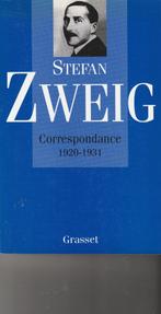 Stefan Zweig Correspondance 1920 - 1931, Stefan Zweig, Enlèvement ou Envoi, Neuf, Art et Culture