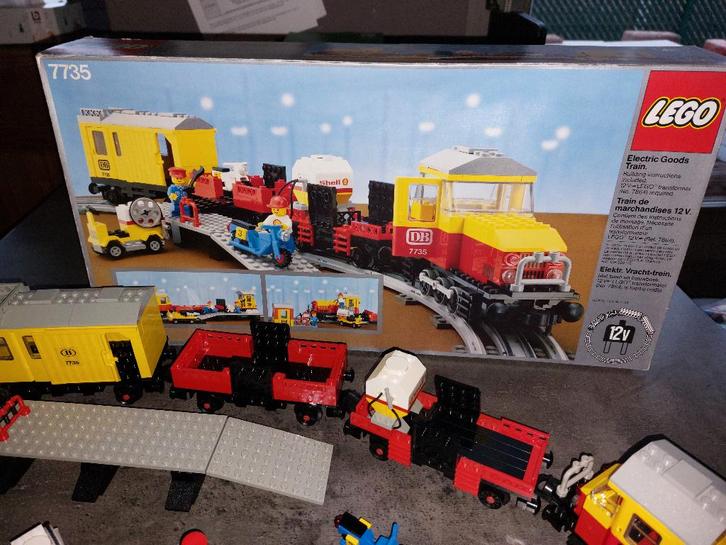 LEGO 7735 goederentrein jaren 80, Collections, Collections Autre, Utilisé, Enlèvement