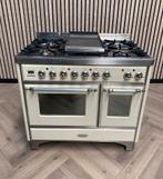 Magnifique Boretti Majestic Crème 100cm Gaz/Electro + Frytop, Comme neuf, Plaque chauffante, 5 zones de cuisson ou plus, 60 cm ou plus