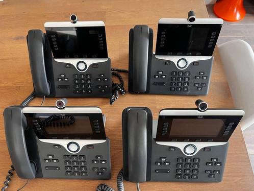 Cisco IP Phone 8800 series (with camera) (4x available), Telecommunicatie, Datacommunicatie en VoIP, Refurbished, Telefoon, Ophalen