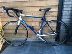 Racefiets bTwin wit/blauw, Fietsen en Brommers, Fietsen | Racefietsen, Gebruikt, Aluminium, Overige maten, Dames