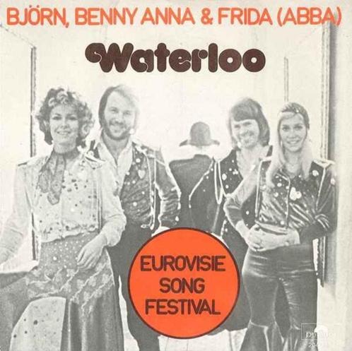 Björn, Benny Anna & Frida (ABBA) – Waterloo ( Eurovisie 1974, Cd's en Dvd's, Vinyl | Pop, Ophalen of Verzenden