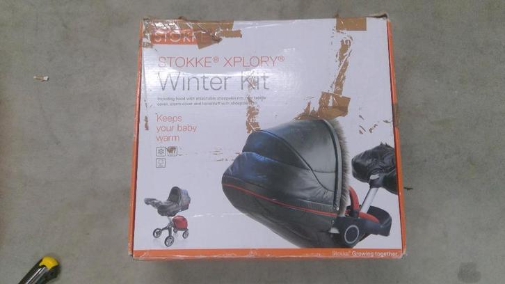Stokke xplory winter kit winterkit grijs, Kinderen en Baby's, Kinderwagens en Combinaties, Zo goed als nieuw, Kinderwagen, Overige merken
