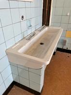 Spoeltafel (vintage)voor twee kranen (5 stuks ), Huis en Inrichting, Badkamer | Badkamermeubels, Ophalen, Gebruikt