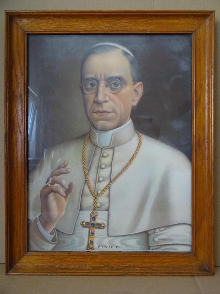 Paus Pius XII Portret Paus Pius XII gedrukt portret 1939, Verzamelen, Religie, Gebruikt, Christendom | Katholiek, Overige typen