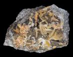 CHALCEDOON op WULFENIET kristallen uit Arizona, Verzamelen, Mineralen en Fossielen, Ophalen of Verzenden, Mineraal