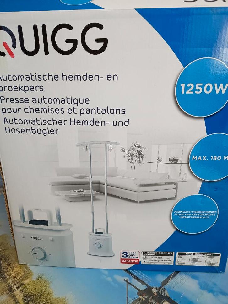 Nouveau défroisseur à vapeur Quigg, Electroménager, Vapeurs, Neuf, Défroisseur, Enlèvement ou Envoi