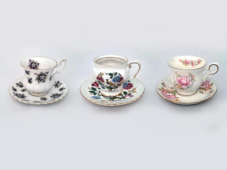 kop & schotels antiek, Antiek en Kunst, Antiek | Servies los, Ophalen of Verzenden