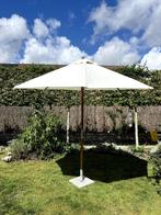 witte parasol, Tuin en Terras, Ophalen, Gebruikt, 2 tot 3 meter, Stokparasol