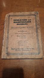 Harley Davidson Operation and Maintenance manuel 1942, Ophalen of Verzenden
