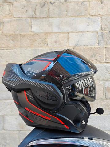 Casque scorpion exo tech solid, Enlèvement ou Envoi