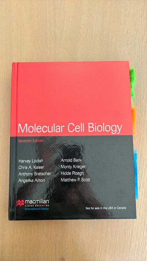 Molecular Cell Biology, Boeken, Studieboeken en Cursussen, Zo goed als nieuw, Hoger Onderwijs, Ophalen of Verzenden