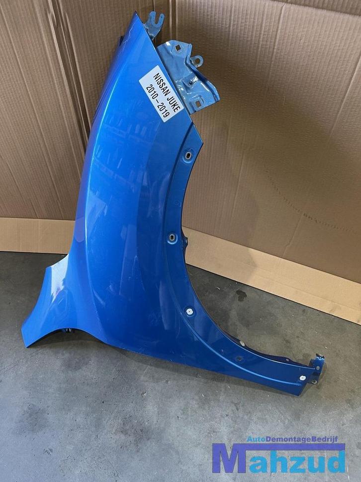 NISSAN JUKE F15 Rechts blauw voorscherm scherm 2010-2019, Auto-onderdelen, Carrosserie, Spatbord, Nissan, Gebruikt, Ophalen