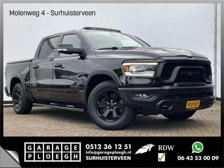 Dodge Ram 1500 5.7 V8 4x4 Crew Cab REBEL Pano HUD HK Full-Sc, Auto's, Dodge, Bedrijf, RAM 1500, 4x4, ABS, Adaptive Cruise Control