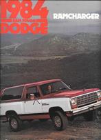 DODGE RAMCHARGER 1984, Livres, Autos | Brochures & Magazines, Autres marques, Utilisé, Enlèvement ou Envoi