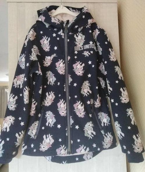jas met kap maat 122 - 128 dopo, Kinderen en Baby's, Kinderkleding | Maat 122, Gebruikt, Meisje, Jas, Ophalen of Verzenden