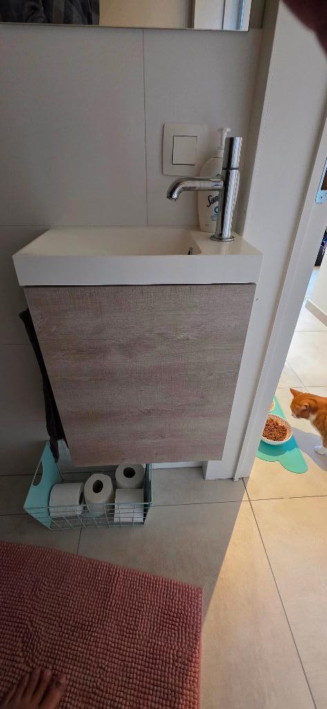 Toilet-handenwasser, Doe-het-zelf en Bouw, Sanitair, Toilet, Chroom, Ophalen