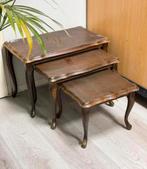 3 tables gigognes Louis XV vintage, tables d'appoint en bois, Antiquités & Art, Enlèvement ou Envoi