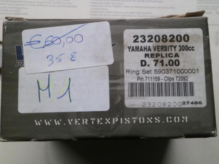 Piston voor Yamaha en Aprilia Scooter, Motoren, Onderdelen | Yamaha, Nieuw, Ophalen of Verzenden
