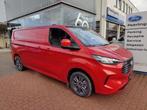 Ford Transit Custom 320L Limited 2.0TD M6, Auto's, Ford, 100 kW, Monovolume, Zwart, 136 pk