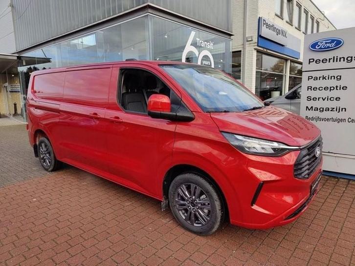 Ford Transit Custom 320L Limited 2.0TD M6, Autos, Ford, Transit, Diesel, MPV ou Monospace, Boîte manuelle, Rouge, Noir