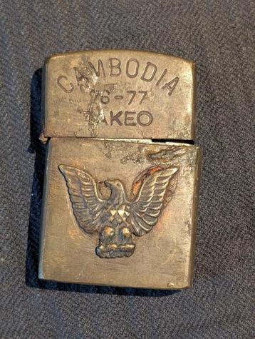 ZIPPO Bradford pa aansteker vh Amerikaanse leger, Cambodja beschikbaar voor biedingen