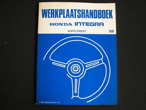 Werkplaatsboek Honda Integra (1988) supplement, Auto diversen, Handleidingen en Instructieboekjes, Ophalen of Verzenden