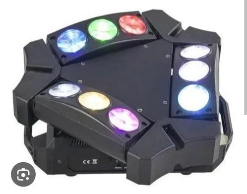 Spider 9x12w ELK rgb led, Muziek en Instrumenten, Licht en Laser, Zo goed als nieuw, Overige typen, Kleur, Ophalen