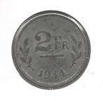 12324 * LEOPOLD III * 2 frank 1944 (IJZER) * Z.Fr/Pr, Postzegels en Munten, Verzenden