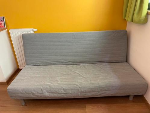 Canapé-lit convertible IKEA, Huis en Inrichting, Slaapkamer | Slaapbanken, Gebruikt, 140 cm, 200 cm, Tweepersoons, Grijs, Ophalen
