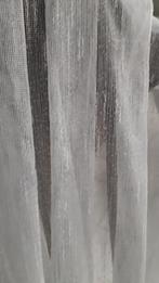 Modern glasgordijn wit met ophanglint 199 breed 222 lang, Huis en Inrichting, 150 tot 200 cm, Modern, Ophalen of Verzenden, Wit