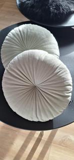 Mintgroene sierkussentjes, Huis en Inrichting, Woonaccessoires | Kussens, Ophalen of Verzenden, Zo goed als nieuw, Groen, Rond