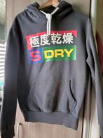 Sweat à capuche Superdry - taille S (taille M) - gris foncé, Gris, Enlèvement ou Envoi, SuperDry, Comme neuf