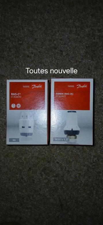 Vanne thermostatique Danfoss à visser ou clipser  beschikbaar voor biedingen