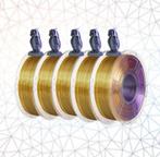 Jayo PLA+ Triple color 1.75mm Zwart goud paars 3D filament, Computers en Software, 3D-printerbenodigheden, Ophalen of Verzenden