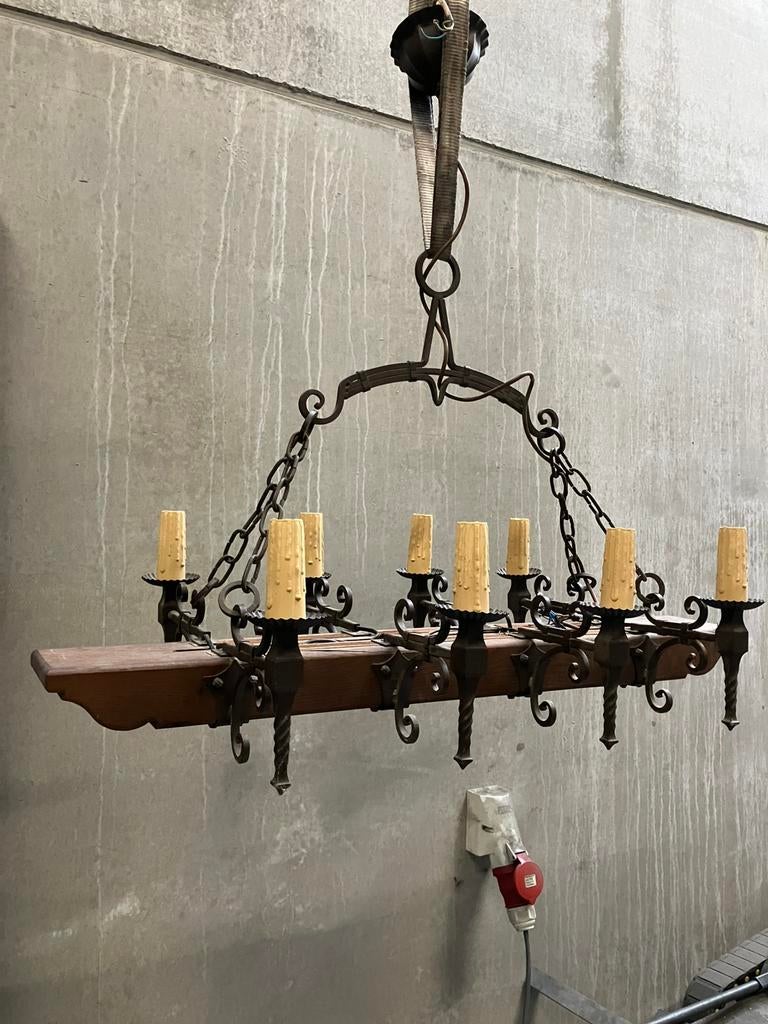 Landelijke kroonluchter, Ophalen, Gebruikt