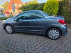 Peugeot 207 Cabrio, Auto's, Voorwielaandrijving, Euro 5, Zwart, Lederen bekleding