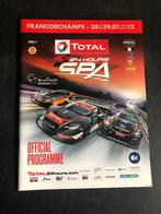 programme 2012 Total 24 heures Spa Audi, Enlèvement ou Envoi