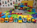 Vtech Garage + Lanceerbaan + extra spoortjes + 8 autootjes, Gebruikt, 2 tot 4 jaar, Ophalen