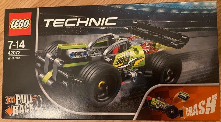 Lego Technic Whack! Pull back auto, Kinderen en Baby's, Speelgoed | Duplo en Lego, Gebruikt, Lego, Complete set, Ophalen of Verzenden
