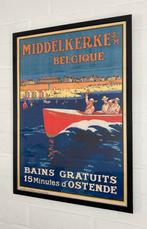 Poster/affiche Middelkerke, Huis en Inrichting, Ophalen of Verzenden, Zo goed als nieuw