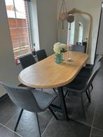 Eettafel eik - Eiken eettafel te koop, Huis en Inrichting, Tafels | Eettafels, Ophalen, Zo goed als nieuw