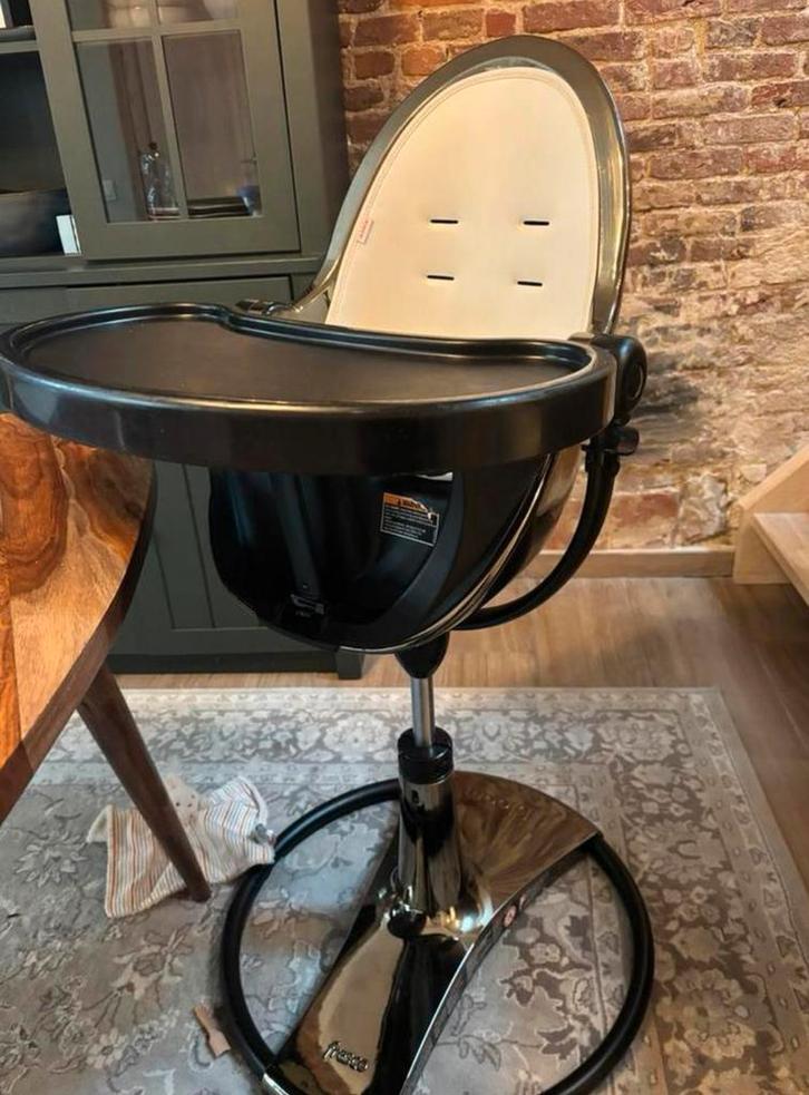 Bloom fresco eetstoel rose gold, Kinderen en Baby's, Kinderstoelen, Gebruikt, Meegroeistoel, Aanschuifbaar, Afneembaar eetblad