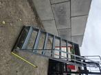 Gegalvaniseerde Trap, Met leuning, Hoog ca 1.85 meter, Doe-het-zelf en Bouw, Ladders en Trappen, Ophalen, Zo goed als nieuw, Trap