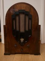 Antieke radio Philips 636A de kathedraal, Ophalen of Verzenden