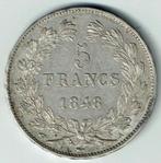 5 francs 1848A zilver Frankrijk, Postzegels en Munten, Verzenden, Frankrijk, Losse munt, Zilver