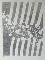 Michel SEUPHOR - Geometrie - Orig. lithografie - 75 x 55 cm, Antiek en Kunst, Ophalen of Verzenden