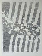 Michel SEUPHOR - Geometrie - Orig. lithografie - 75 x 55 cm, Antiek en Kunst, Kunst | Litho's en Zeefdrukken, Ophalen of Verzenden